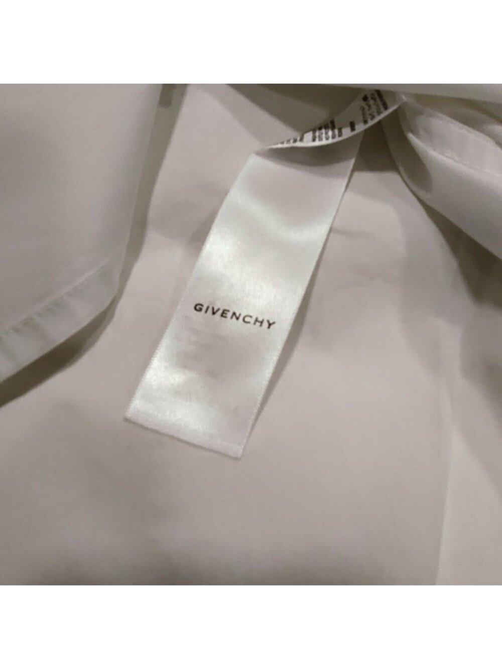 Givenchy Mens Classic Fit M White Cotton Button-Up Shirt With Logo Design - Picture 16 of 16